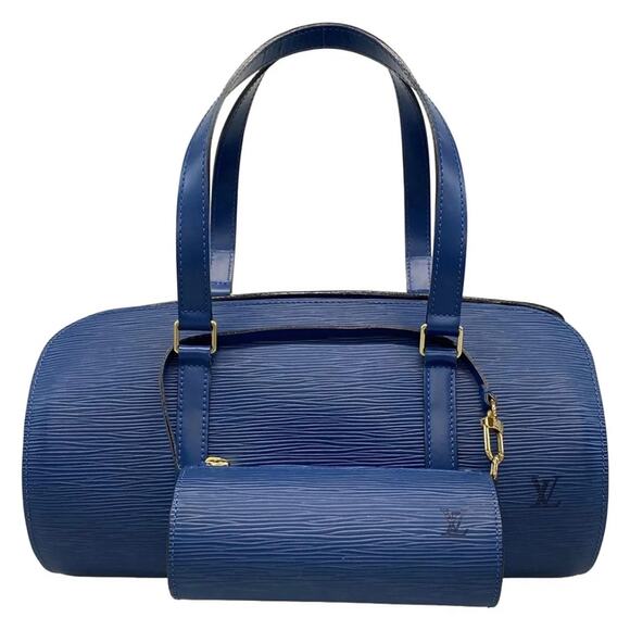 Louis Vuitton Handbags - LOUIS VUITTON Soufflot Toledo Blue Epi Handbag W Pouch EUC